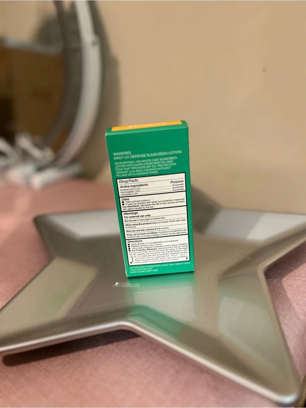 Daily UV Defense Sunscreen Lotion — Green SPF 50+